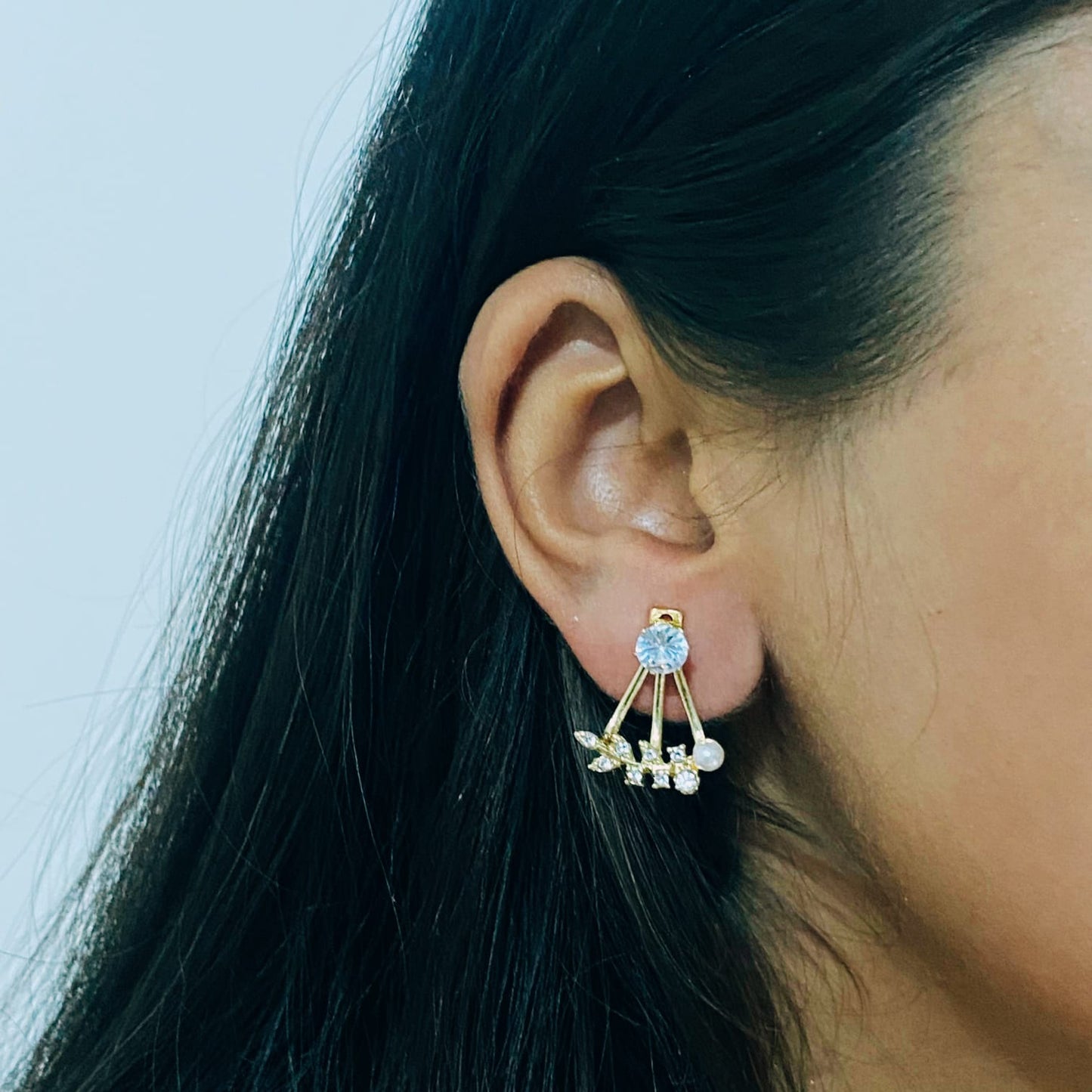 Radiant Fan Bloom Earrings
