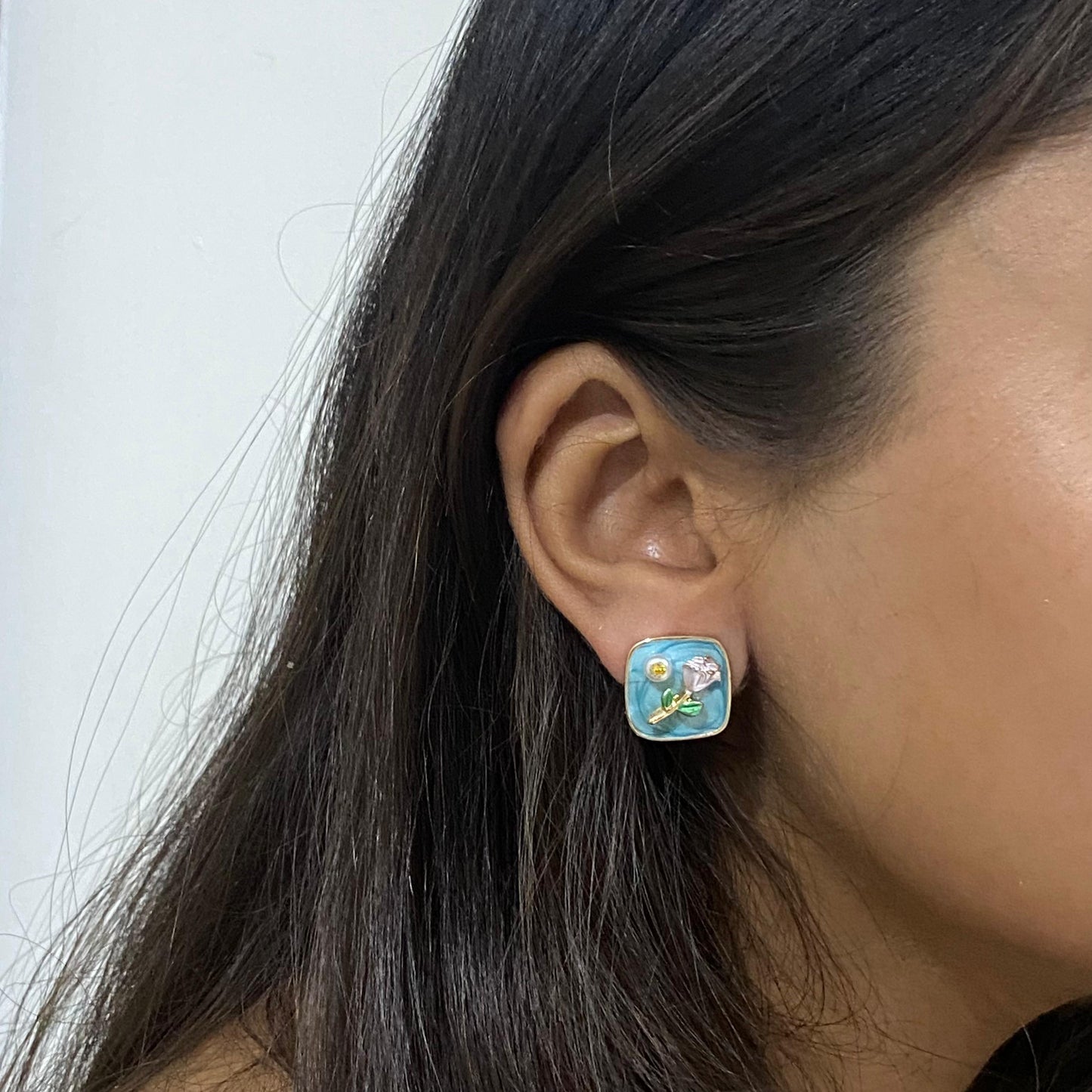 Sky Bloom Studs