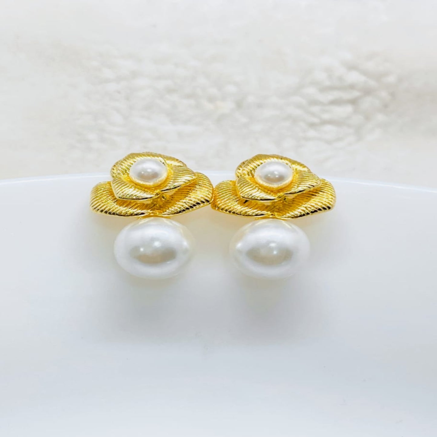 Golden Bloom Studs