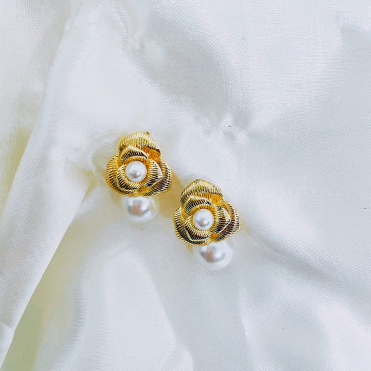 Golden Bloom Studs