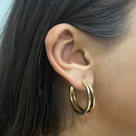 Double Luxe Hoops