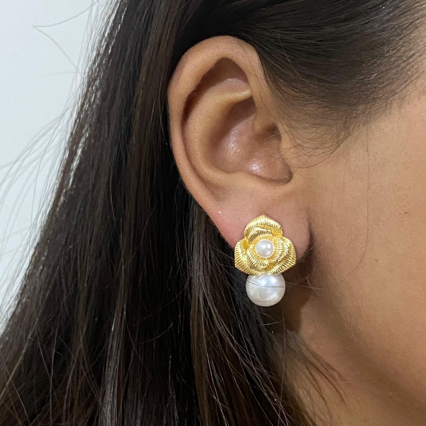 Golden Bloom Studs