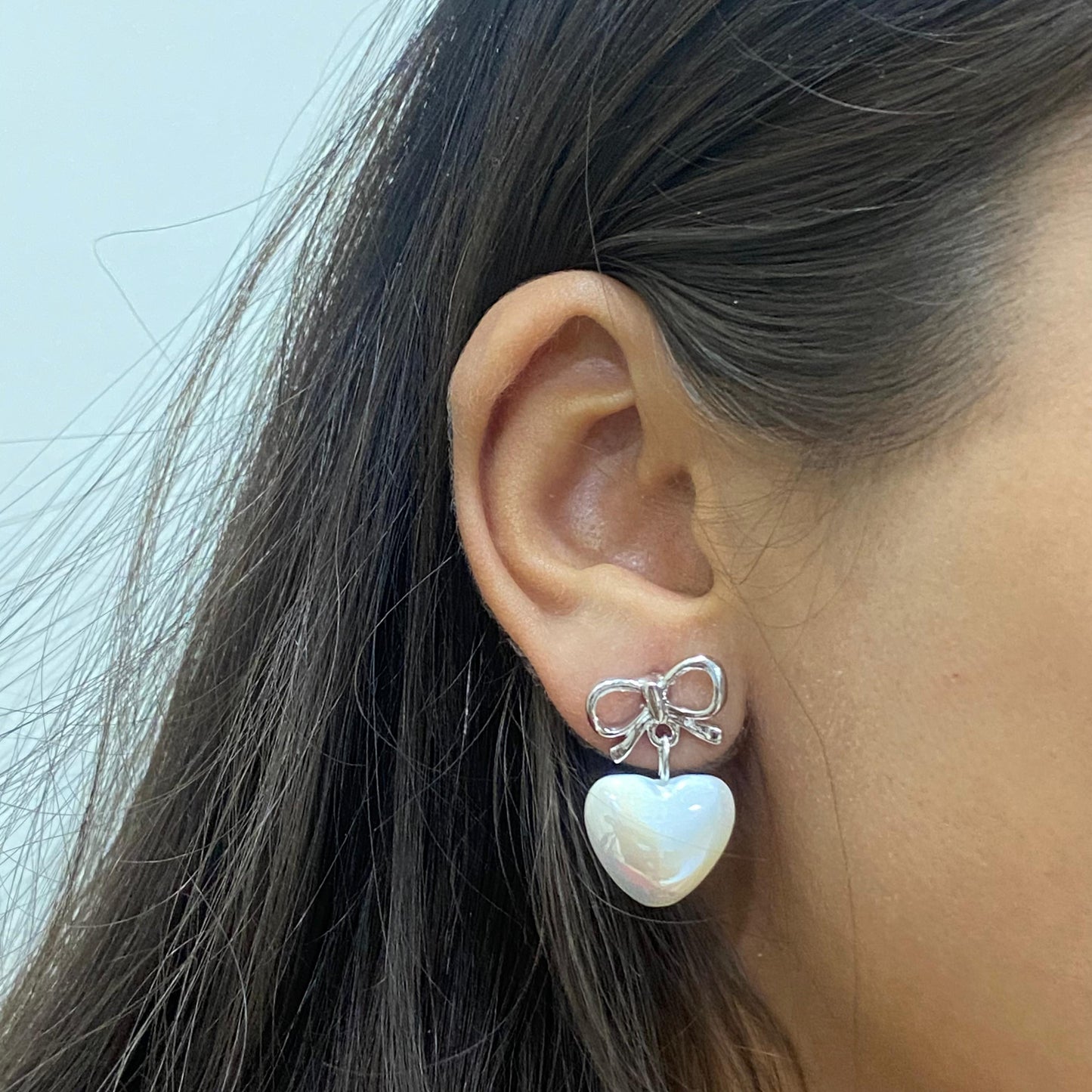 Pearl Whimsy Bow Drops