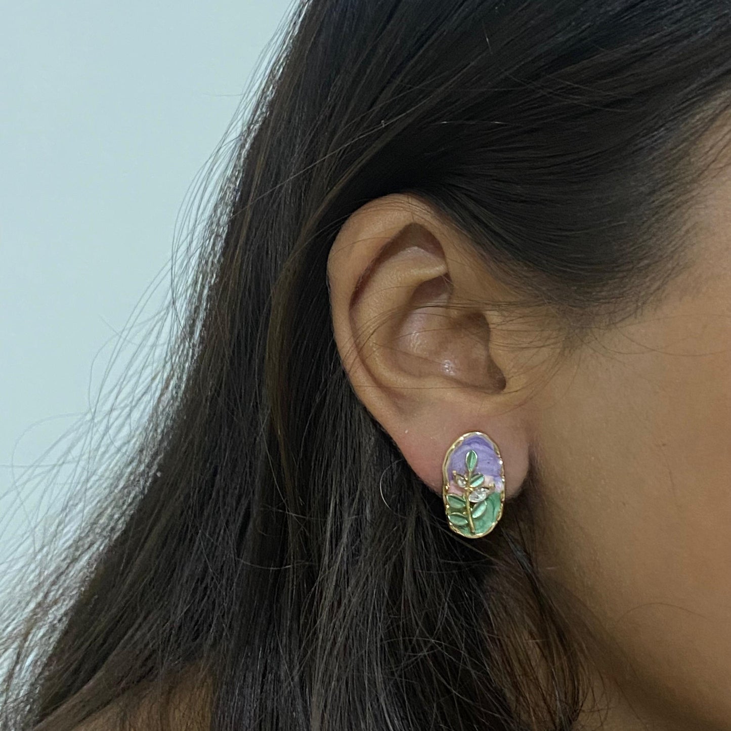 Twilight Leaf Studs